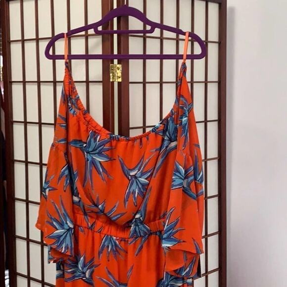 NWT LUXOLOGY FLORAL‎ SUN DRESS SIZE 12 - Picture 2 of 8